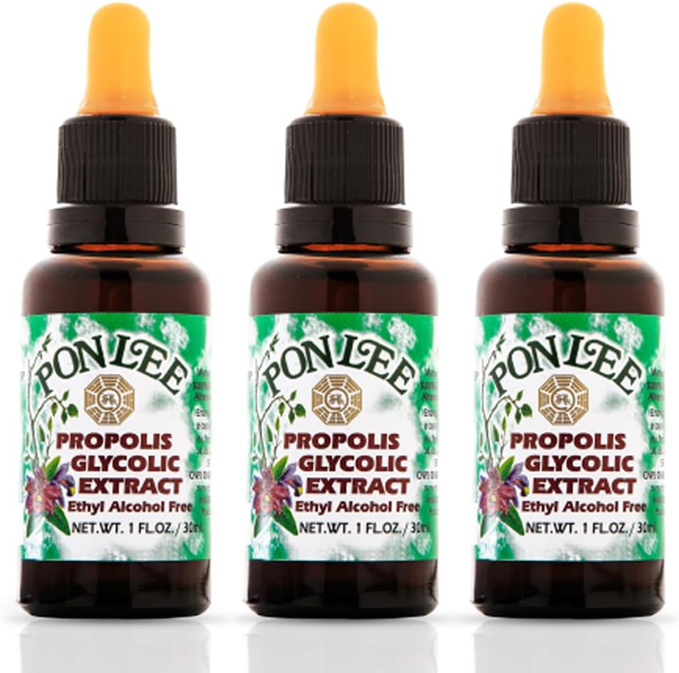 PONLEE Brazil Green Bee Propolis Liquid Extract (Ethyl Alcohol-Free)