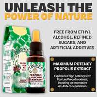 PONLEE Brazil Green Bee Propolis Liquid Extract (Ethyl Alcohol-Free)